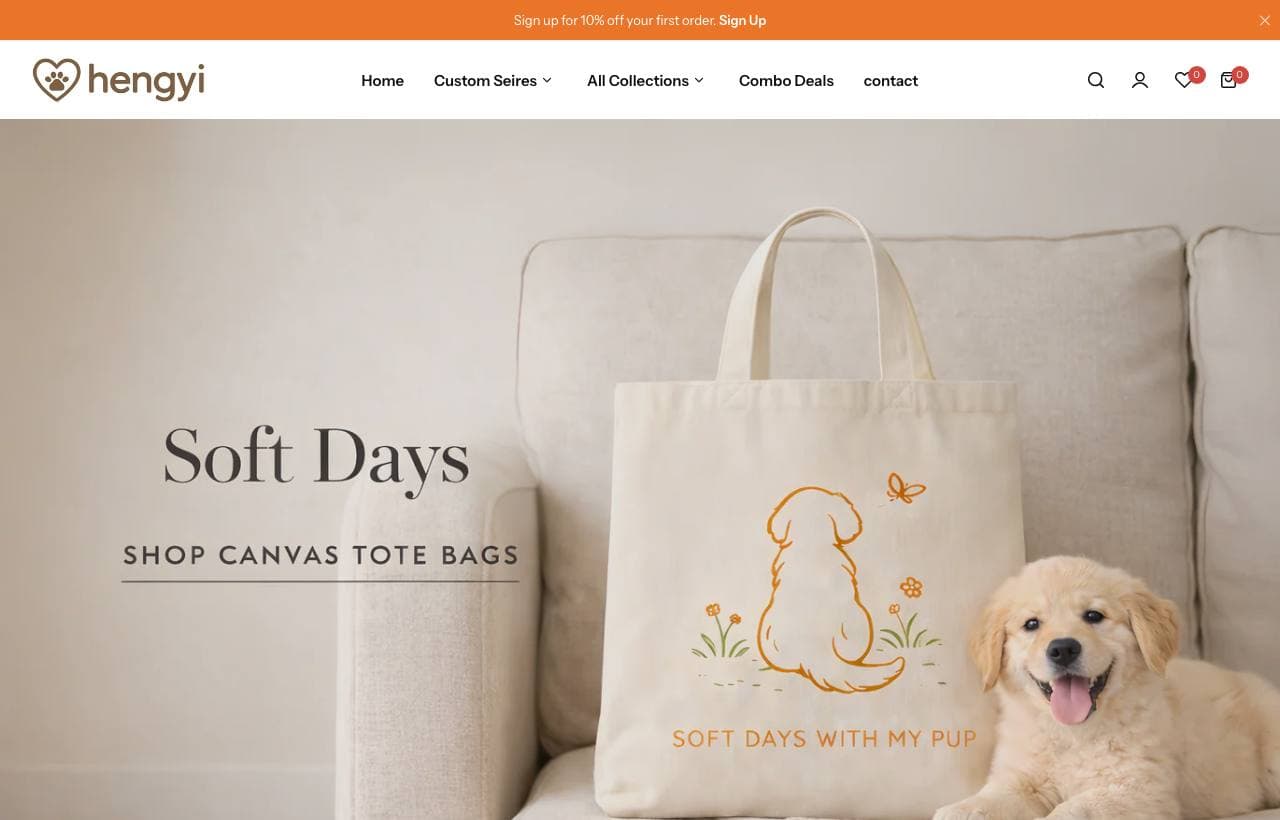 HengYi Puppy — Personalized Pet Gifts storefront